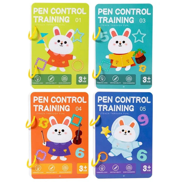 Planet Gates Magical Tracing Workbook Control Training Book Reusable Magic Practice Copybook Children Montessori Drawing Education Stationery