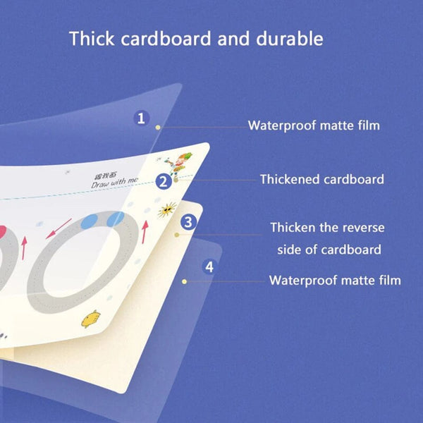 Planet Gates Magical Tracing Workbook Control Training Book Reusable Magic Practice Copybook Children Montessori Drawing Education Stationery