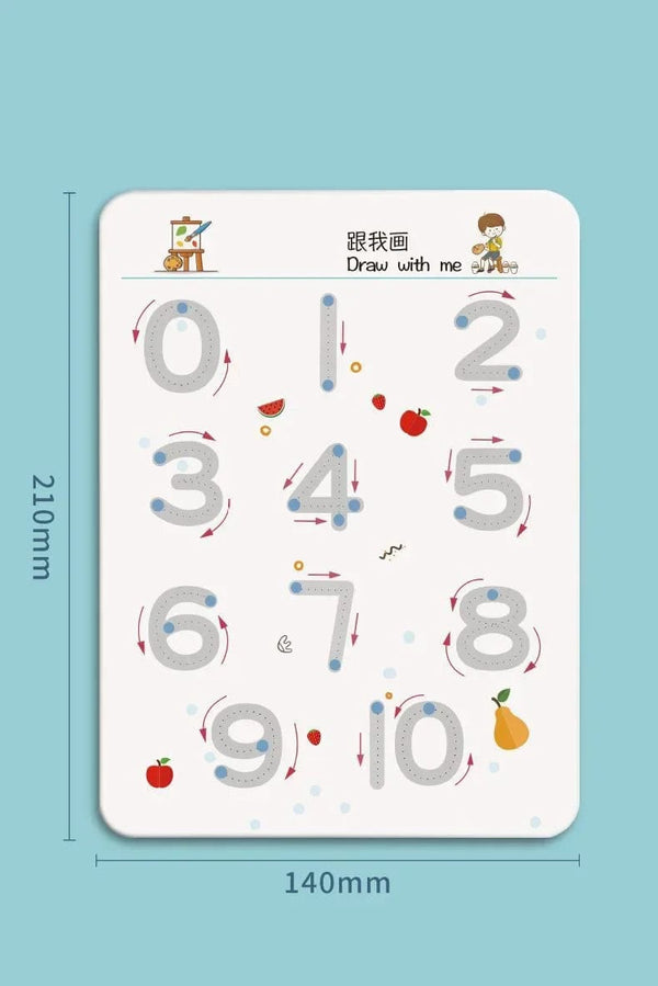 Planet Gates Magical Tracing Workbook Educational Montessori Books for Children Pen Control Training Reusable Calligraphy Copybook for Kids