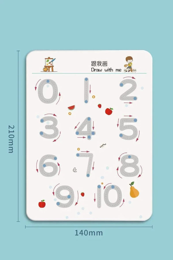 Planet Gates Magical Tracing Workbook Montessori Books for Children Pen Control Training Reusable Calligraphy Copybook for Kids Educational