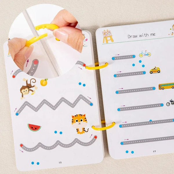 Planet Gates Magical Tracing Workbook Montessori Pen Control Training Book Reusable Magic Practice Copybook Children Drawing Education Books
