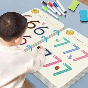 Planet Gates Magical Tracing Workbook Montessori Pen Control Training Book Reusable Magic Practice Copybook Children Drawing Education Books