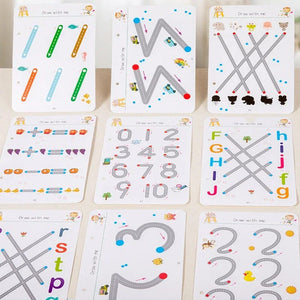 Planet Gates Magical Tracing Workbook Montessori Pen Control Training Book Reusable Magic Practice Copybook Children Drawing Education Books