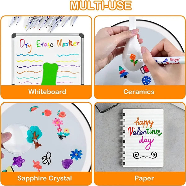 Planet Gates Magical Water Paint Pen Floating Ink Pen for Kids Colorful Doodle Water Pen Brushes Children Montessori Early Education Toys