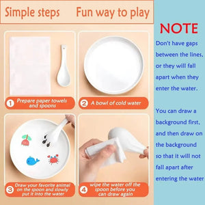 Planet Gates Magical Water Paint Pen Floating Ink Pen for Kids Colorful Doodle Water Pen Brushes Children Montessori Early Education Toys