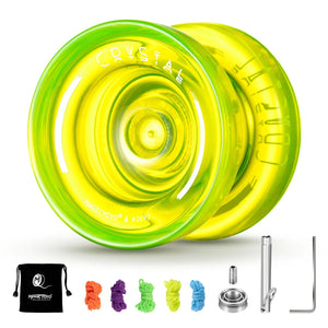 Planet Gates MAGICYOYO Responsive Crystal YoYo K2, Plastic Yo Yo for Kids, Beginner Replacement Unresponsive Bearing for Advancer