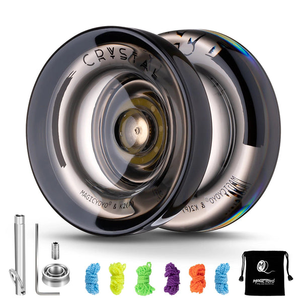 Planet Gates MAGICYOYO Responsive Crystal YoYo K2, Plastic Yo Yo for Kids, Beginner Replacement Unresponsive Bearing for Advancer