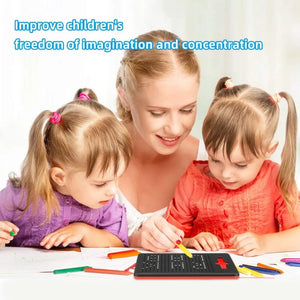 Planet Gates Magnetic Ball Drawing Board With Pen Kids Learning Drawing Sketch Pad Tablet Educational Toys For Children Adult Notebook Gift