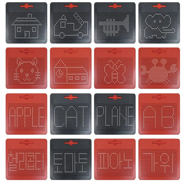 Planet Gates Magnetic Ball Drawing Board With Pen Kids Learning Drawing Sketch Pad Tablet Educational Toys For Children Adult Notebook Gift