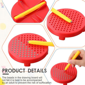 Planet Gates Magnetic Ball Drawing Board With Pen Kids Learning Drawing Sketch Pad Tablet Educational Toys For Children Adult Notebook Gift