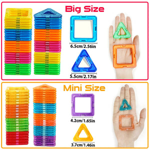 Planet Gates Magnetic Building Blocks Big Size and Mini Size DIY Magnets Toys for Kids Designer Construction Set Gifts for Children Toys