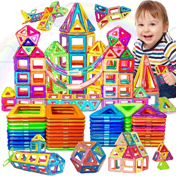 Planet Gates Magnetic Building Blocks Big Size and Mini Size DIY Magnets Toys for Kids Designer Construction Set Gifts for Children Toys