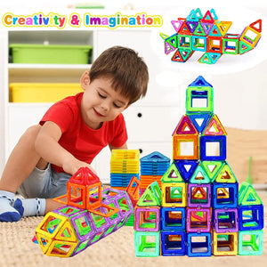 Planet Gates Magnetic Building Blocks Big Size and Mini Size DIY Magnets Toys for Kids Designer Construction Set Gifts for Children Toys