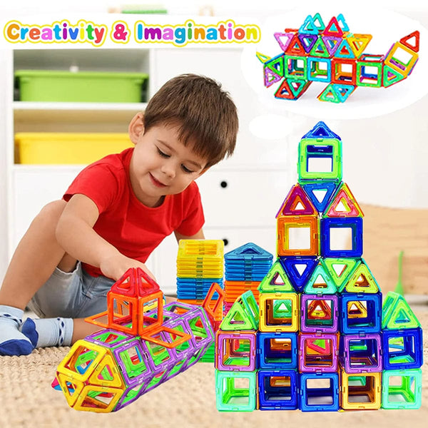 Planet Gates Magnetic Building Blocks Big Size and Mini Size DIY Magnets Toys for Kids Designer Construction Set Gifts for Children Toys