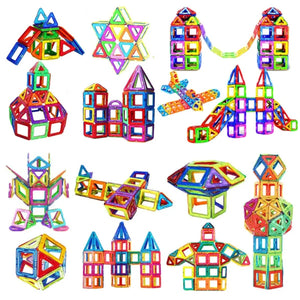 Planet Gates Magnetic Building Blocks Big Size and Mini Size DIY Magnets Toys for Kids Designer Construction Set Gifts for Children Toys