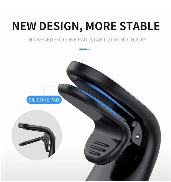 Planet Gates Magnetic Phone Holder Auto L-Shape Cellphone Holder Car Air Vent Smartphone Mobile Stand Mount Clip GPS Stand Universal Bracket