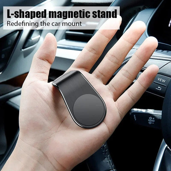 Planet Gates Magnetic Phone Holder Auto L-Shape Cellphone Holder Car Air Vent Smartphone Mobile Stand Mount Clip GPS Stand Universal Bracket