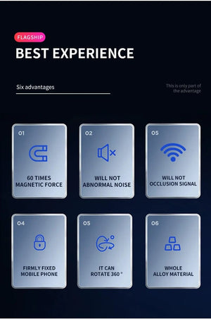 Planet Gates Magnetic Phone Holder Auto L-Shape Cellphone Holder Car Air Vent Smartphone Mobile Stand Mount Clip GPS Stand Universal Bracket