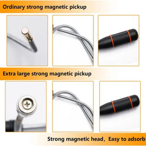Planet Gates Magnetic Pipe Telescopic Handle Car Tool Kit Portable Magnet Grabber Pickup Car Disassembly Tools Car Mechanical Workshop Tools