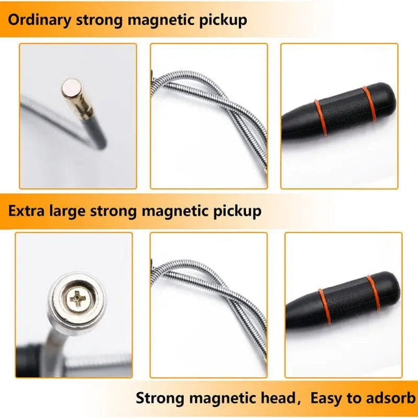 Planet Gates Magnetic Pipe Telescopic Handle Car Tool Kit Portable Magnet Grabber Pickup Car Disassembly Tools Car Mechanical Workshop Tools