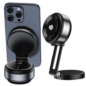 Planet Gates Magnetic Suction Cup Phone Mount for iPhone 16 15 14 Pro Max 360° Adjustable Vacuum Phone Holder for Car/Mirror/Smooth Surface