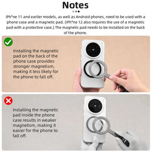 Planet Gates Magnetic Tripod Magnetic Bracket For iPhone 16 15 14 13 Pro/Pro Max,Phone Universal Aluminum Alloy Magnetic Magsafe Tripod Accessories