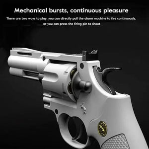 Planet Gates Magnum Zp-5 357 Long Alloy Revolver Soft Bullet Can Be Fired Pistol Boy Simulation Toy Repeating Pistol Children's gifts