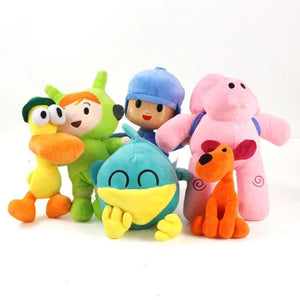 Planet Gates MAIZE Cross-border explosion toy small P Youyou Pocoyo plush Barto duck puppy Lula Aili elephant doll