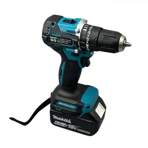 Planet Gates Makita DDF487 18V Screwdriver Cordless Percussion Drill Electric Variable Speed Brushless Motor Impact Power Tools Power Drill
