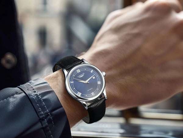 Planet Gates Man watch automatic movement roman style wholesale automatic watch  leather waterproof date LONGLUX mechanical wrist watches