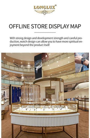 Planet Gates Man watch automatic movement rome skeleton wholesale automatic watch leathers waterproof LONGLUX mechanical wrist watches