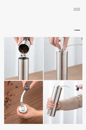 Planet Gates Manual Coffee Grinder Hand Steel Ceramics Core Coffee Grinding Hand Mill Cafe Burr Mill Grinder Ceramic Corn Coffee Machine