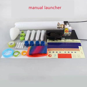 Planet Gates manual launcher A Water jet rocket launcher toy sports toy launcher rocket pop up outdoor sports educational science toy gift Can fly 100 meters