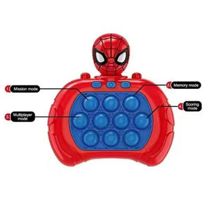 Planet Gates manwei With box Lilo & Stitch Quick Push Game Pop Up Fidget Bubble Electronic Pop it Pro Game Light AntiStress Toys For Adult Kids Gift With Box