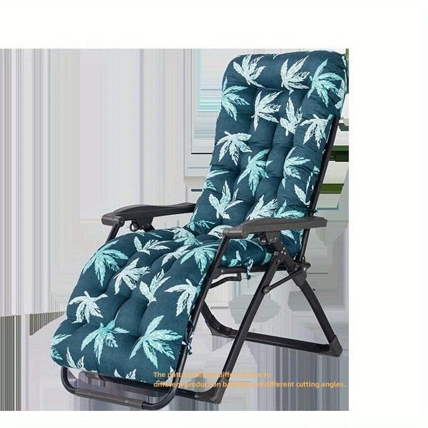 Planet Gates Maple Leaf / 170*53CM 1pc Sun Lounger Cushion High-Backed Cushion Sunbed Garden Recliner Replacement Anti Slip Pad Yard Patio Home Decor