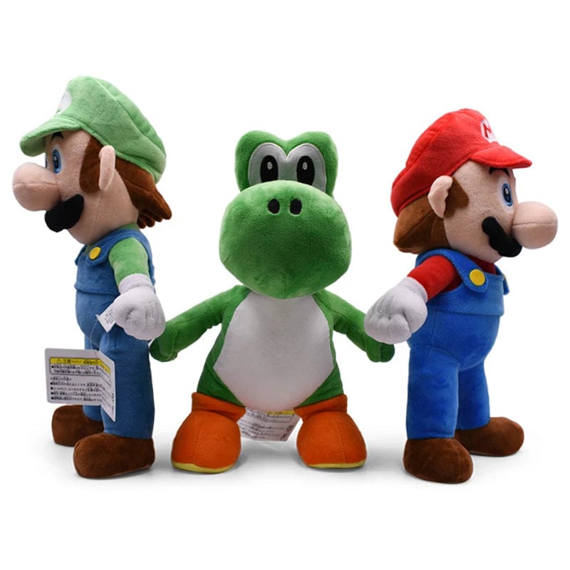 Planet Gates Mario Bros Plush Toys Luigi Yoshi Princess Peach Toadette Bowser JR Waluigi Wario Anime Stuffed Cartoon Peluche Dolls