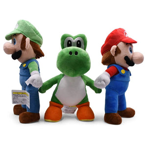 Planet Gates Mario Bros Plush Toys Luigi Yoshi Princess Peach Toadette Bowser JR Waluigi Wario Anime Stuffed Cartoon Peluche Dolls