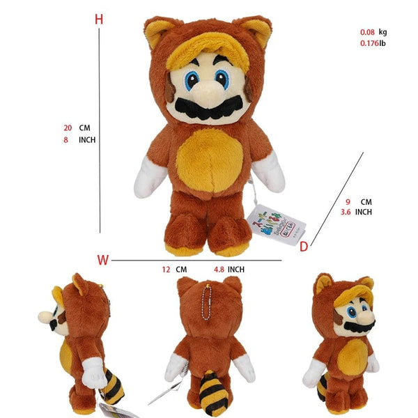 Planet Gates Mario Bros Plush Toys Luigi Yoshi Princess Peach Toadette Bowser JR Waluigi Wario Anime Stuffed Cartoon Peluche Dolls