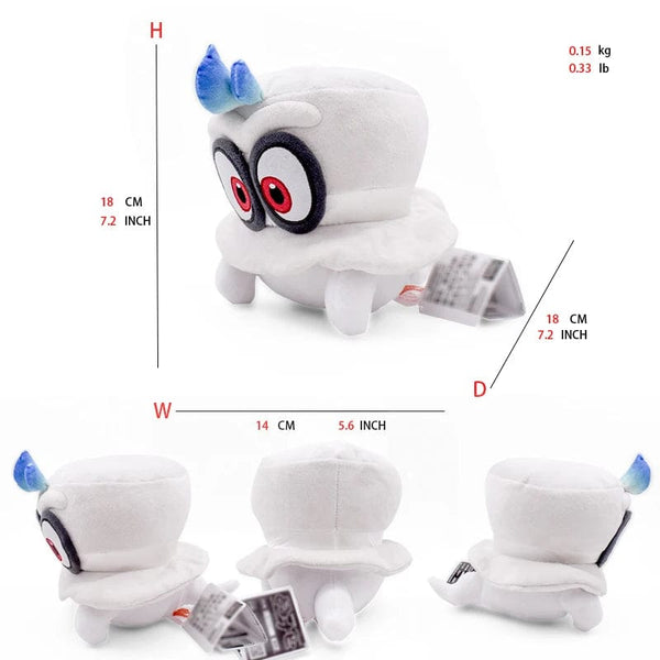 Planet Gates Mario Bros Plush Toys Luigi Yoshi Princess Peach Toadette Bowser JR Waluigi Wario Anime Stuffed Cartoon Peluche Dolls