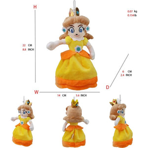 Planet Gates Mario Bros Plush Toys Luigi Yoshi Princess Peach Toadette Bowser JR Waluigi Wario Anime Stuffed Cartoon Peluche Dolls