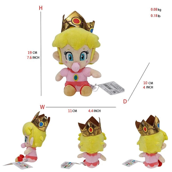 Planet Gates Mario Princess Peach Daisy Toadette Rosalina Pauline Baby Princess Toys Mario Plush Stuffed Animal Doll Birthday Gifts