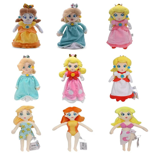 Planet Gates Mario Princess Peach Daisy Toadette Rosalina Pauline Baby Princess Toys Mario Plush Stuffed Animal Doll Birthday Gifts