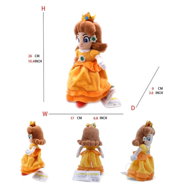 Planet Gates Mario Princess Peach Daisy Toadette Rosalina Pauline Baby Princess Toys Mario Plush Stuffed Animal Doll Birthday Gifts