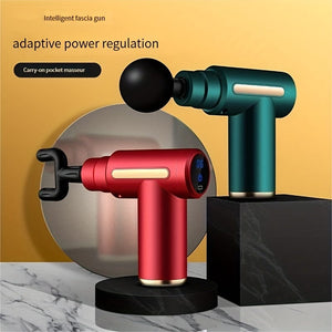 Planet Gates Massage Gun, Deep Tissue Muscle Handheld Percussion Massager For Body, Back And Neck Relaxation, Compact Elegant Design, Holiday Gift