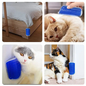 Planet Gates Massage Pet Brush Corner Scrape Hair Removal Beauty Clean Corner Brush Removable