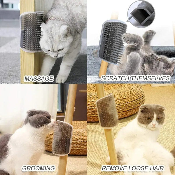 Planet Gates Massage Pet Brush Corner Scrape Hair Removal Beauty Clean Corner Brush Removable