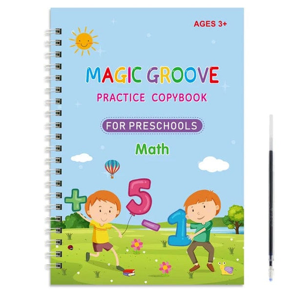Planet Gates math Reusable Magic Copybook Drawing Toys for Children Montessori Pen Control Training Writing Sticker Learning Educational Toy Kids