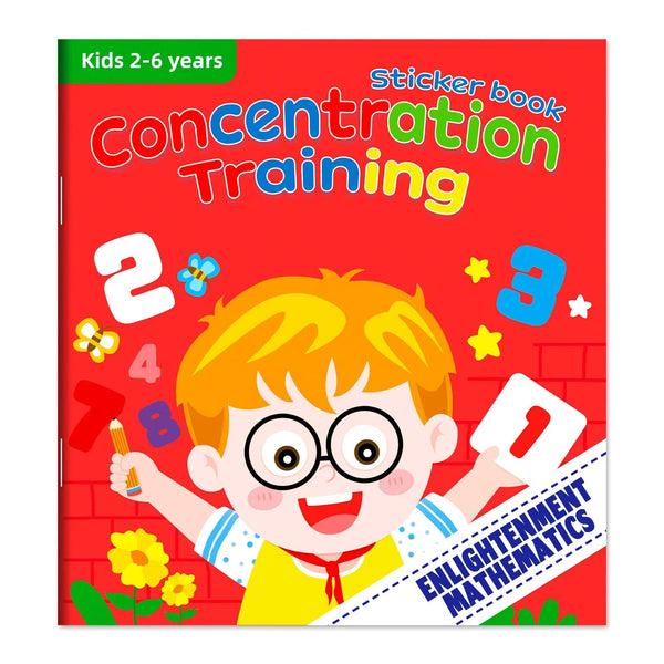 Planet Gates Mathematics Creative Sticker Book Game Montessori Reusable Multiple Scenarios Cartoon DIY Puzzle Educational Learning Classic Toys For Kids