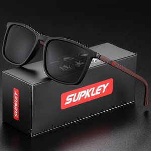 Planet Gates Matt Black SUPKLEY Sports Polarized Sunglasses For Men, Comfortable Lightweight Protective Sunglasses UV Protection, Ideal choice for Gifts