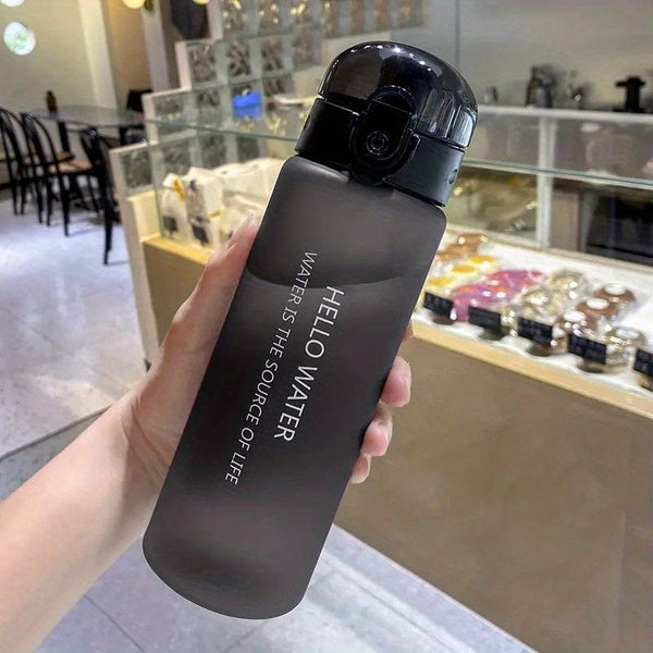Planet Gates Matte Black 1pc, Leak-Proof Sports Water Bottle - 780ml/26.3oz - Fashionable and Portable - Perfect for Outdoor Activities